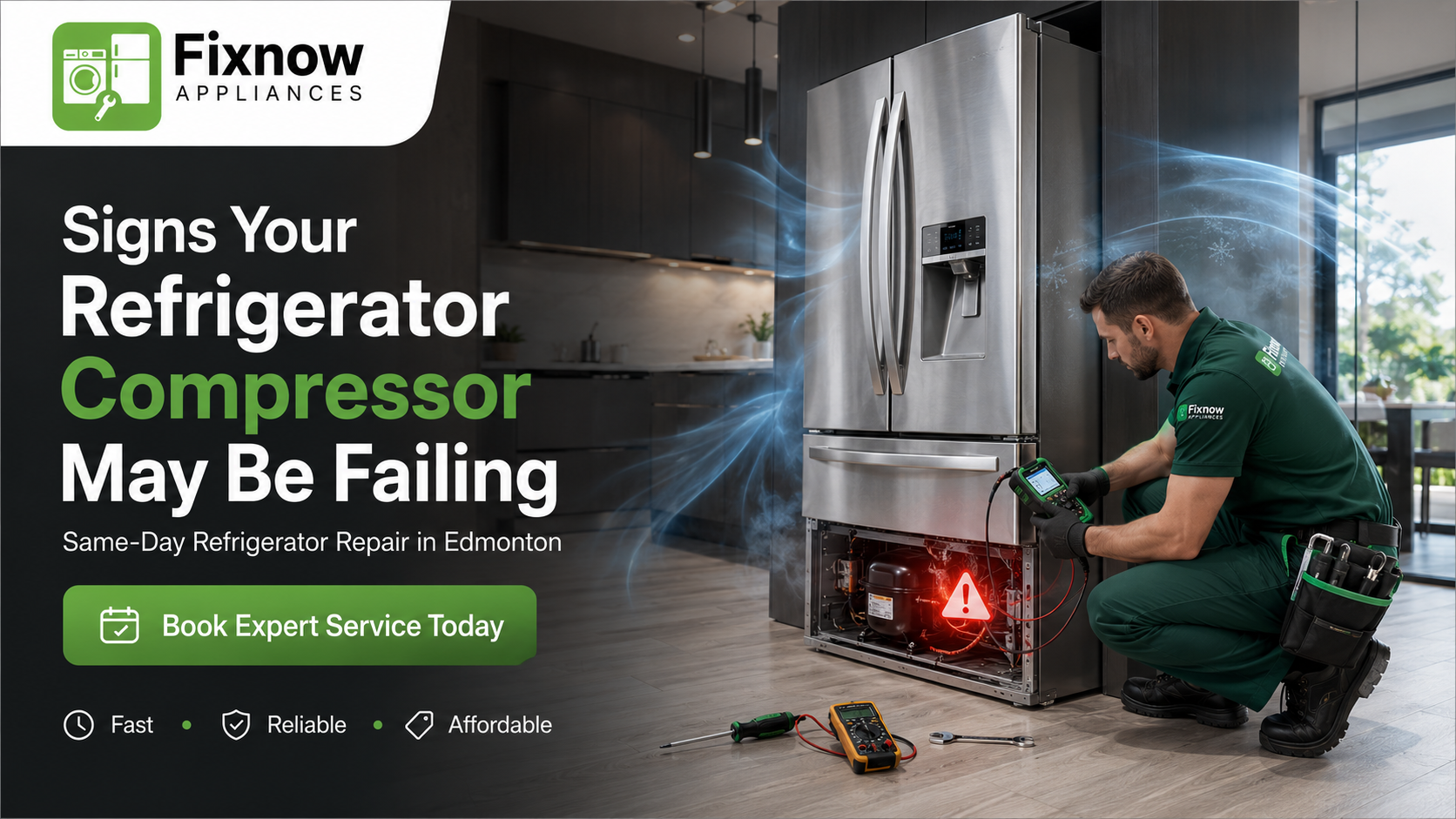 Signs Your Refrigerator Compressor May Be Failing | FixNow Appliances